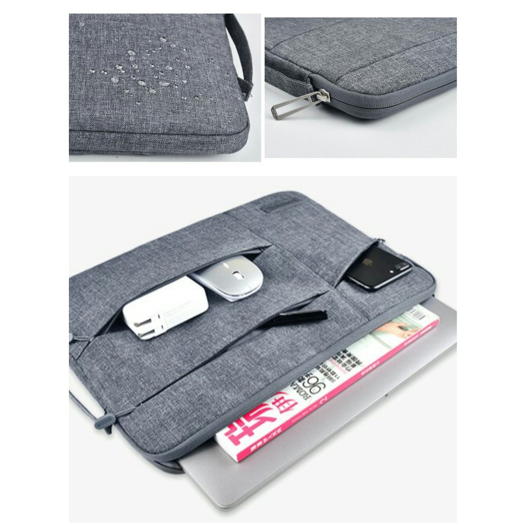 Túi chống sốc Laptop/Macbook 13/14/15 inch WiWU Gearmax - Hàng cao cấp - Bảo vệ chống sốc toàn diện