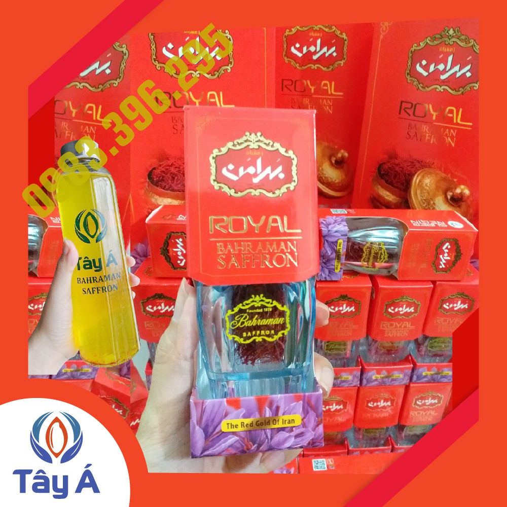 SAFFRON TÂY Á Bahraman Super Negin Lọ 1 GRAM |Nhụy hoa nghệ tây IRAN nhập khẩu chính hãng độc quyền tại Việt Nam