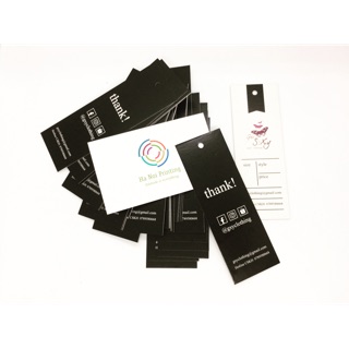 Set 1000 Tag quần áo - Thẻ bài thiết kế theo yêu cầu