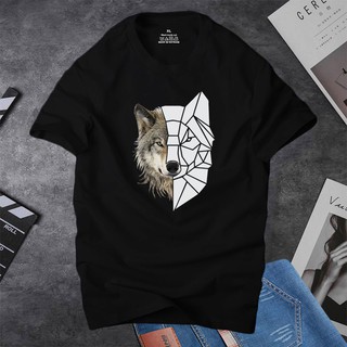  Áo thun nam cổ tròn tay ngắn Depstyle WOLF PT86 in hình con sói cực ngầu 
