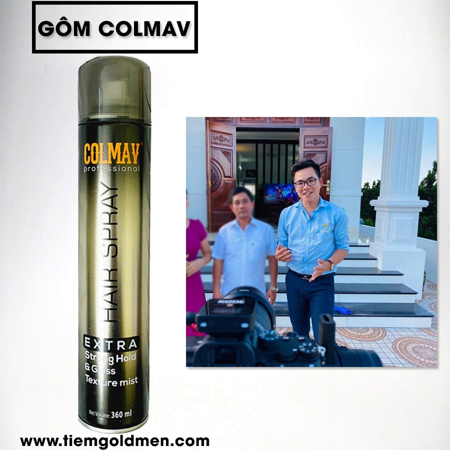 Gôm xịt tóc Colmav