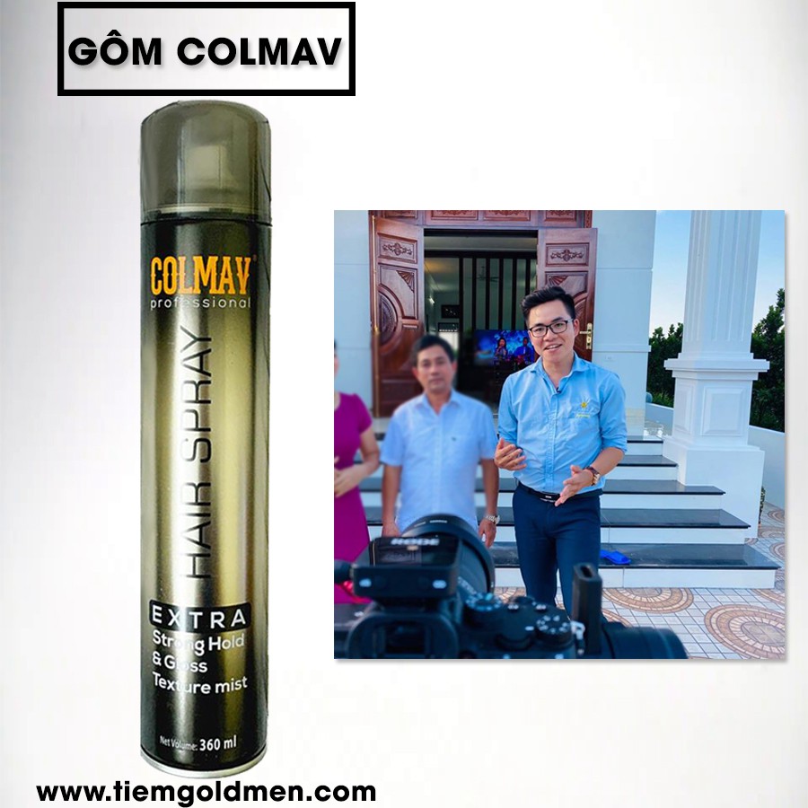 Gôm xịt tóc Colmav (Siêu giữ nếp)