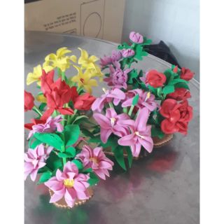 5 Bụi hoa xốp các loại.