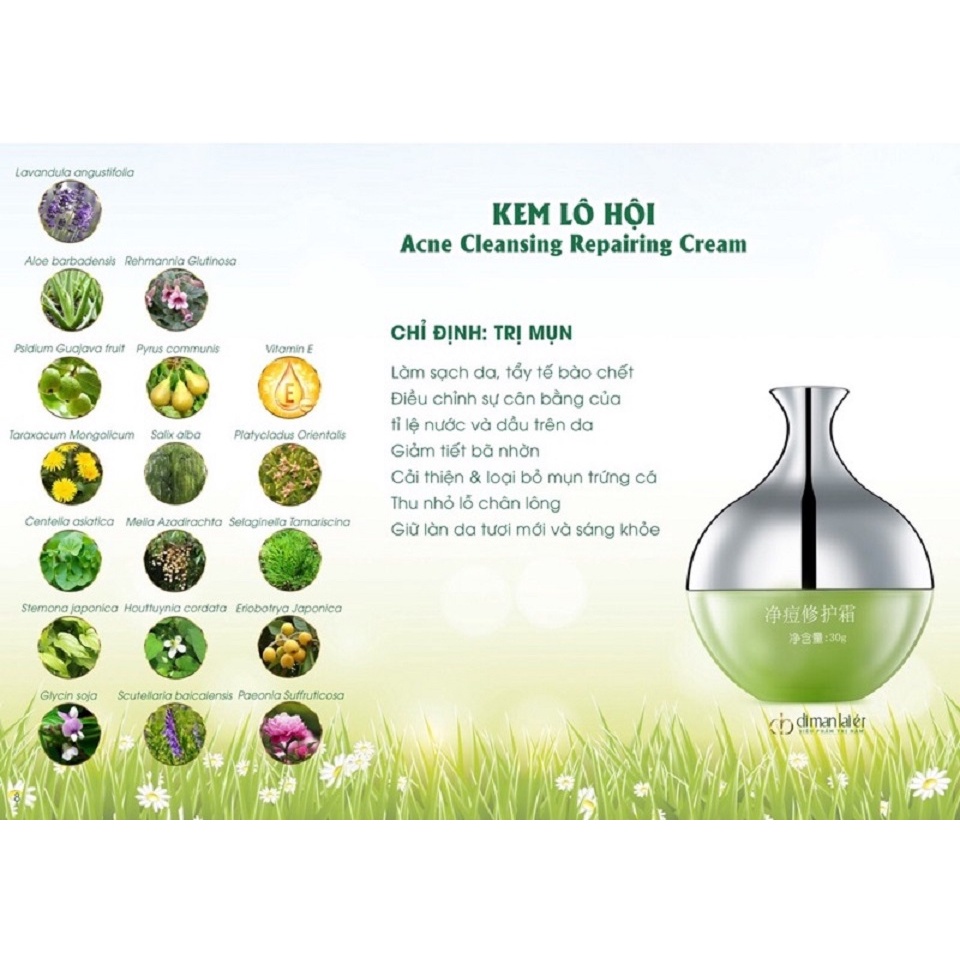 KEM LÔ HỘI DÀNH CHO DA MỤN DIMANLAIER HỒNG KÔNG