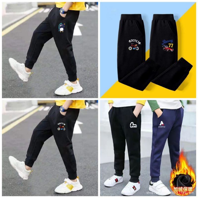 Quần thu đông "giữ nhiệt" siêu ấm cho bé trai (18_35kg)