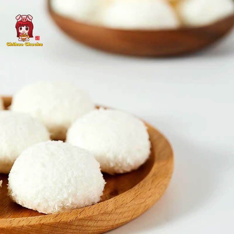 Bánh bao sữa phủ vụn dừa Hongkong