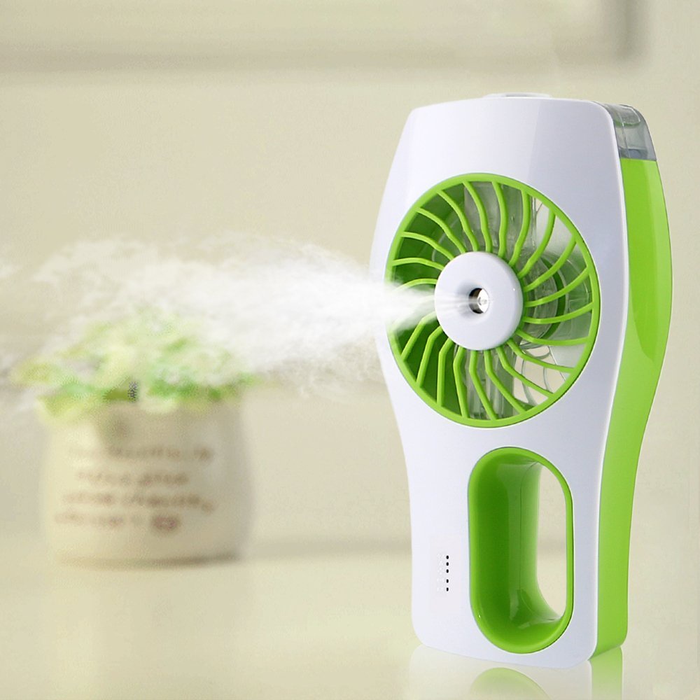 Quạt làm mát, phun sương cầm tay mini iEGrow Mini Cooling Replenishment Fan, Máy làm mát tạo ẩm cầm tay