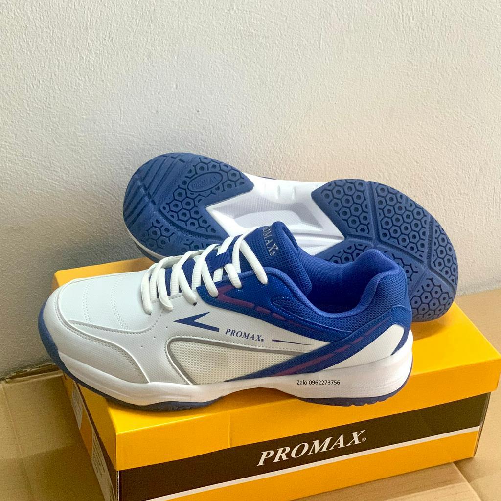 Giày đánh bóng chuyền nam Promax 22068 Trắng đế kếp bền cày sân bê tông