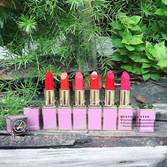 Son Hoonie full bảng màu - soncuaboorin 