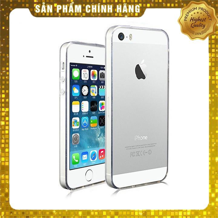 Ốp lưng dẻo silicon siêu mỏng 0.6mm cho iPhone 5 / 5s / SE chính hãng Ultra thin