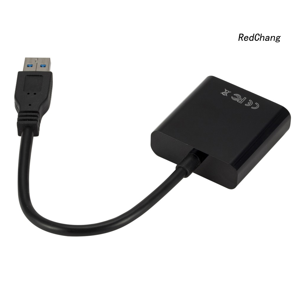 Cáp chuyển đổi USB 3.0 sang VGA 1080P cho Win7/8/10