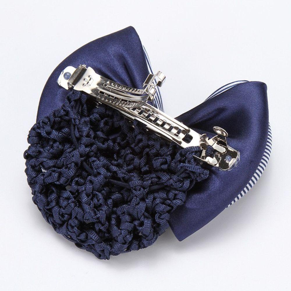 TWINKLE Vỏ Búi Tóc Lưới Lấp Lánh Đính Nơ Phụ Kiện Tóc Cho Nữ|Búi Tóc Giả Lưới Chất Lượng Cao Chuyên Dùng