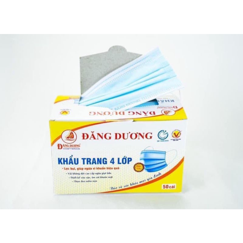 [Hàng Công Ty] Hộp 50C khẩu trang y tế 4 lớp Đăng Dương