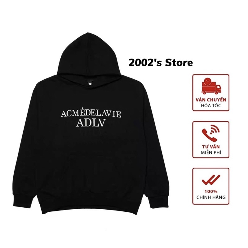Áo Hoodie Form Rộng Nam Nữ ADLV Nỉ Chân Cua Siêu Hot năm 2022