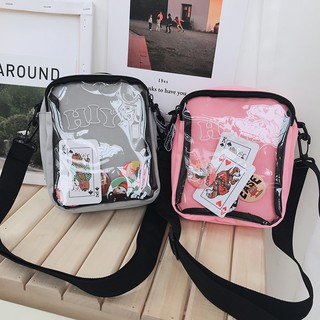 [ SẴN HỒNG ] Túi trong suốt nhỏ đeo chéo ulzzang