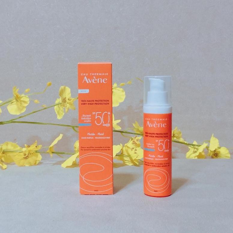 Avene Very High Protection Fluid Spf 50+ - Kem Chống Nắng 50ml ( Mẫu mới )