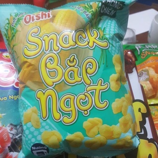 Bịch 10 gói bim bim oishi 15g đủ vị..