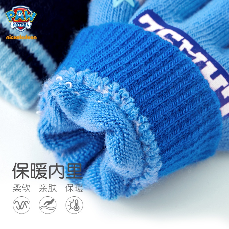 Găng tay giữ ấm chống lạnh dùng được màn hình cảm ứng in hình ảnh phim hoạt hình PAW Patrol cho trẻ em