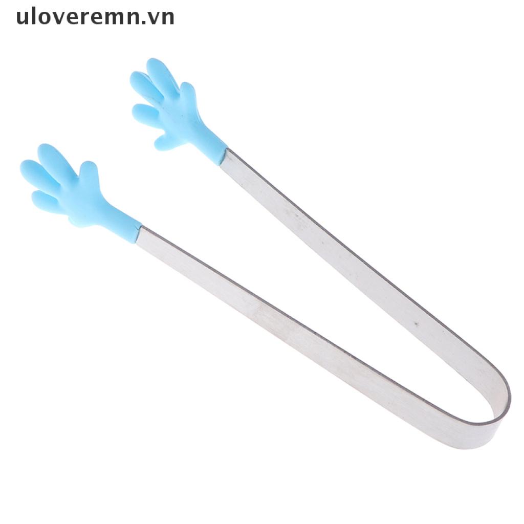 Kẹp Gắp Đá / Salad / Thực Phẩm Bằng Thép Không Gỉ Và Silicone Tiện Lợi Dành Cho Nhà Bếp