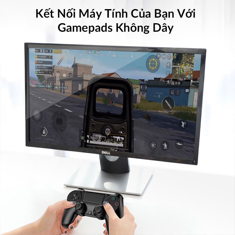 Usb Phát Bluetooth Cho Pc BASEUS Csr 4.0 Adapter Cho Máy Tính Laptop Loa Tai Nghe Bàn Phím Chuột Gamepad Không Dây