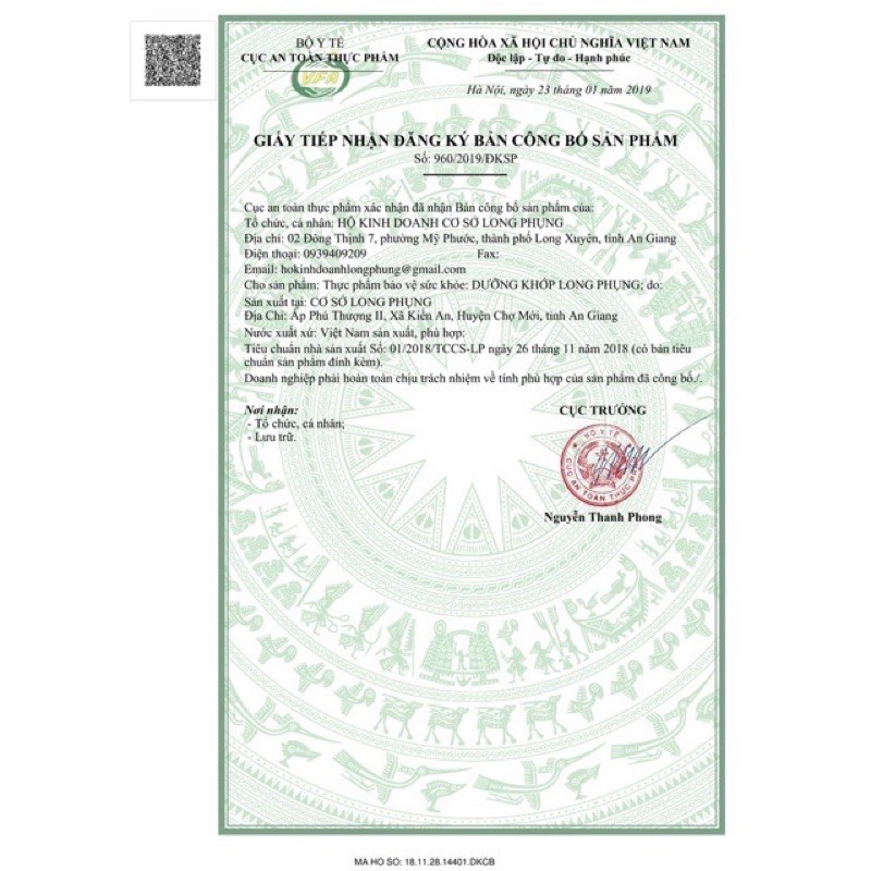 DƯỠNG KHỚP LONG PHỤNG ( miền bắc ) | BigBuy360 - bigbuy360.vn