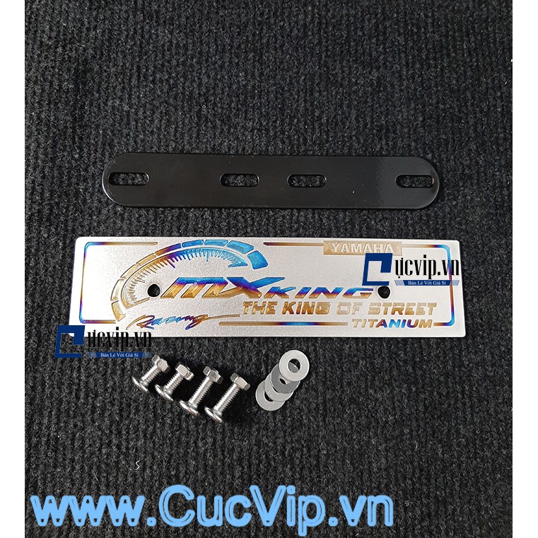 Bộ Bảng Tên MXKing Nhôm Xi Titan Kèm Ốc Inox Thái Siêu Dày
