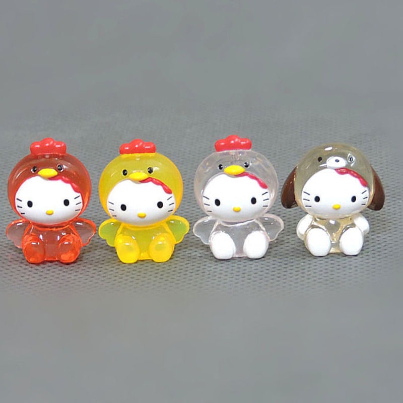 Mô hình đồ chơi HelloKitty bằng chất liệu PVC cỡ 3cm cho bé gái