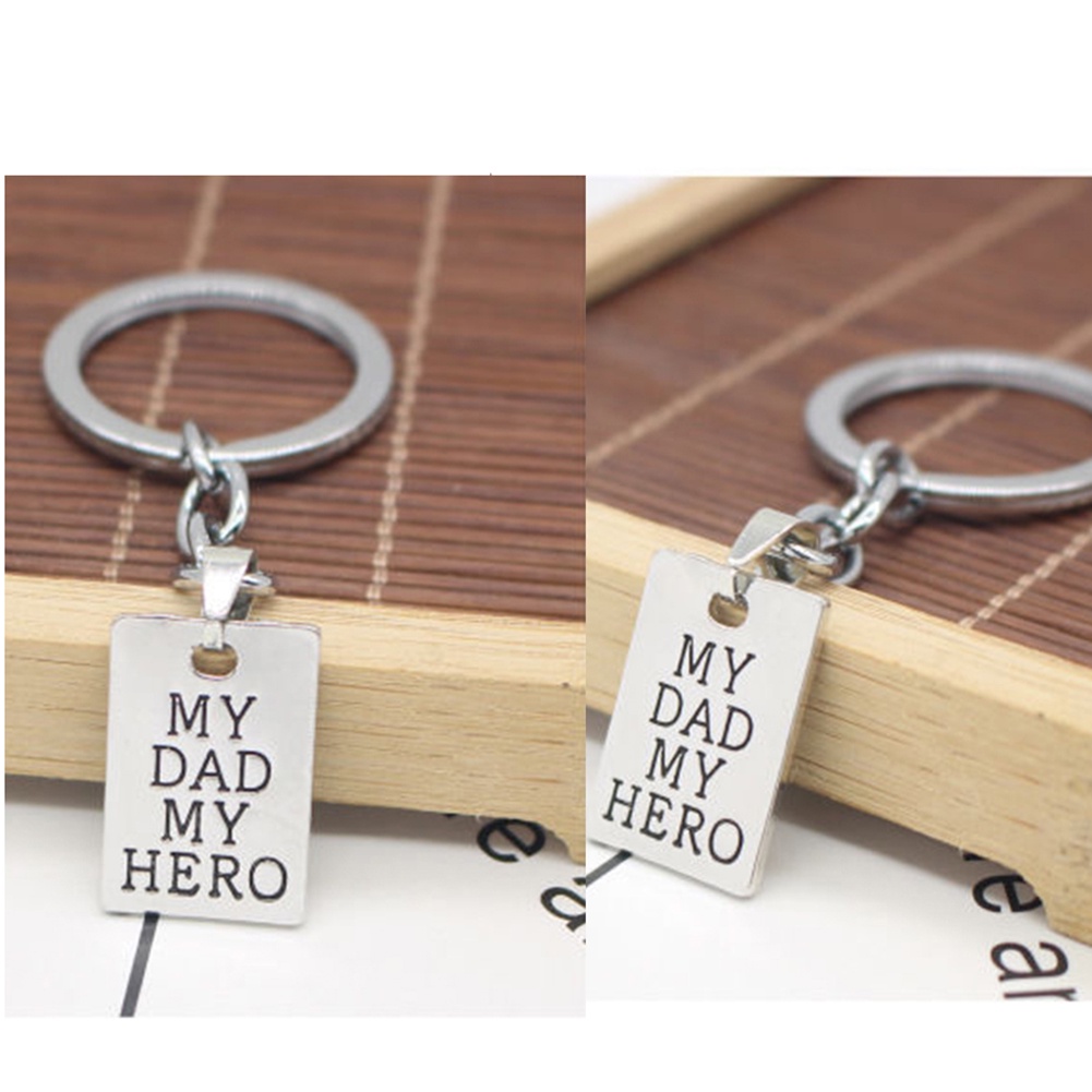 Móc khóa khắc chữ ý nghĩa dùng làm quà tặng cha