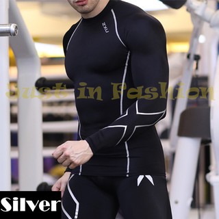 Áo thun thời trang 2XU tay dài mau khô chất lượng cao