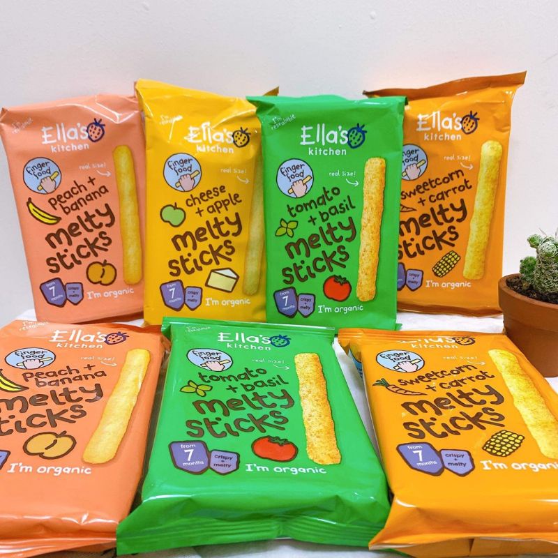 Bánh Ăn Dặm Hữu Cơ Ella's Kitchen Cho Bé Từ 6 Tháng