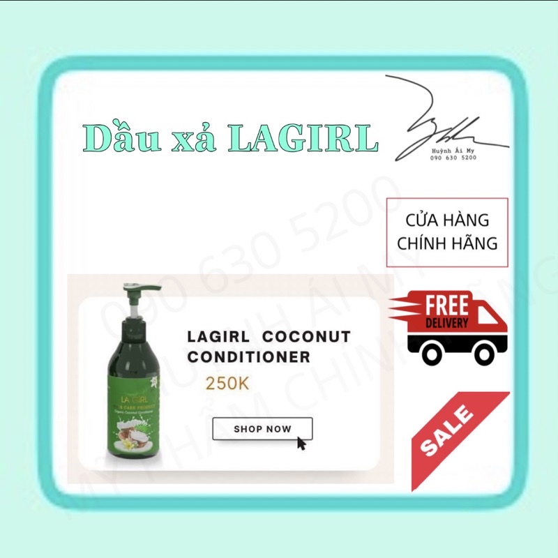 [CHUẨN AUTH] Dầu Xả Coconut Lagirl