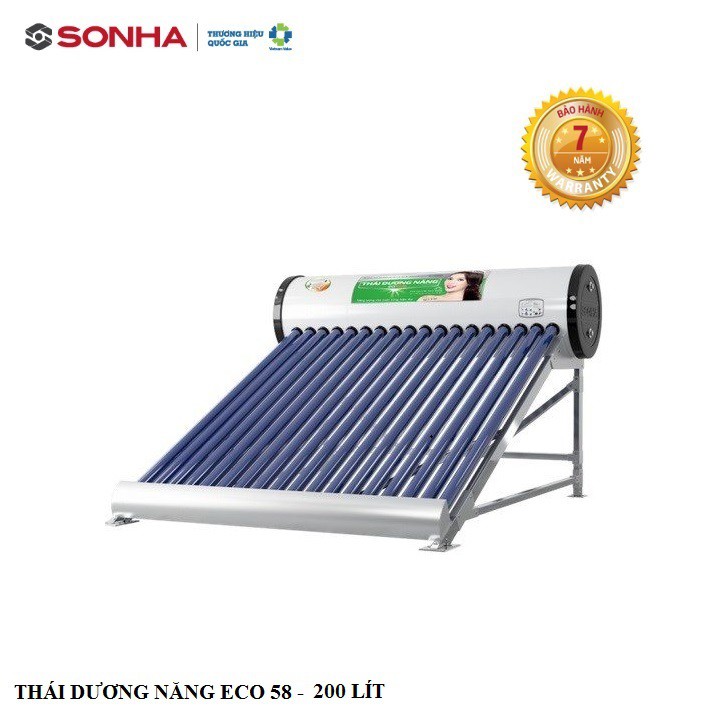 Máy nước nóng năng lượng mặt trời ECO58 - 200l