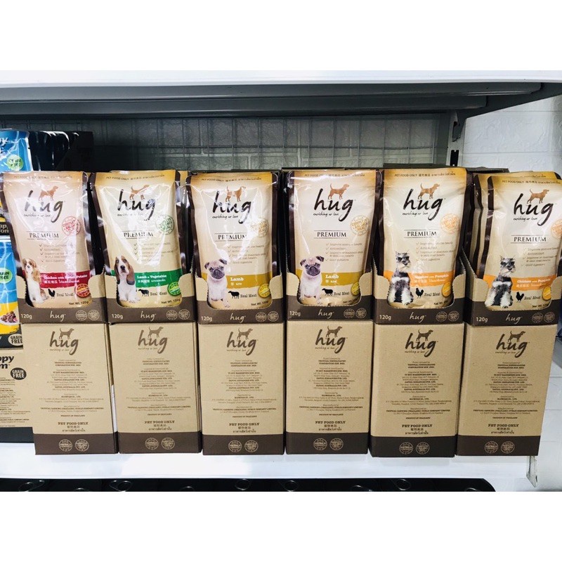 Thức ăn ướt cho chó - Pate Hug cho chó - Dạng gói 120g