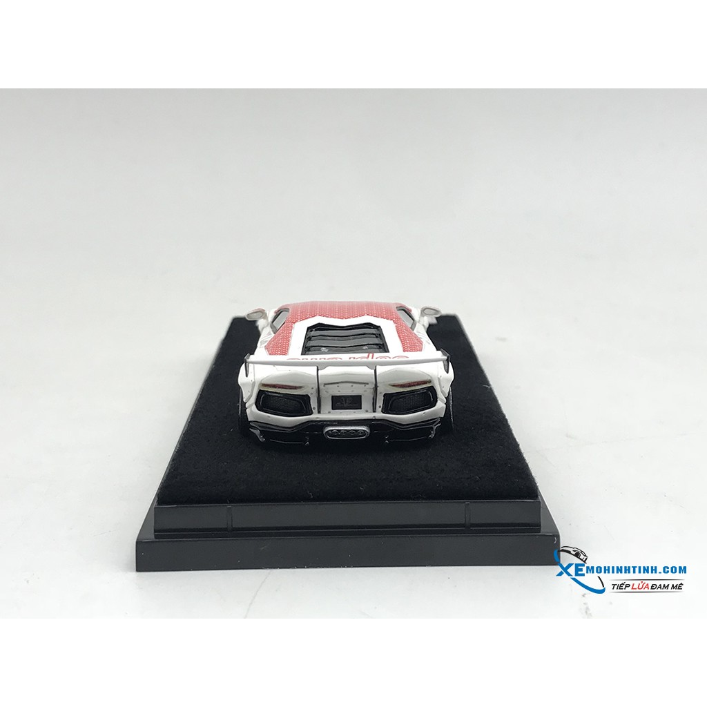 Xe Mô Hình Lamborghini Aventador Superme LB 1:64 Limited 999 Pcs ( Trắng )