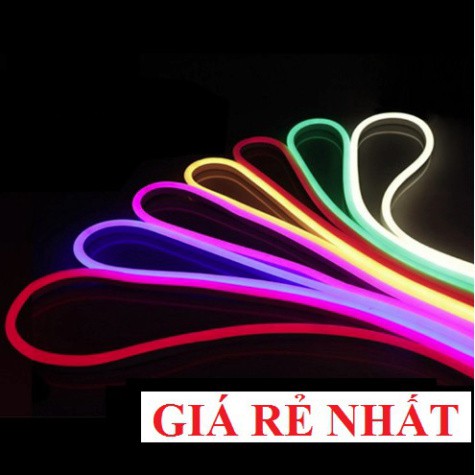 1 MET DÂY NEON 12V DÙNG UỐN CHỮ QUẢNG CÁO TẶNG JACK NỐI