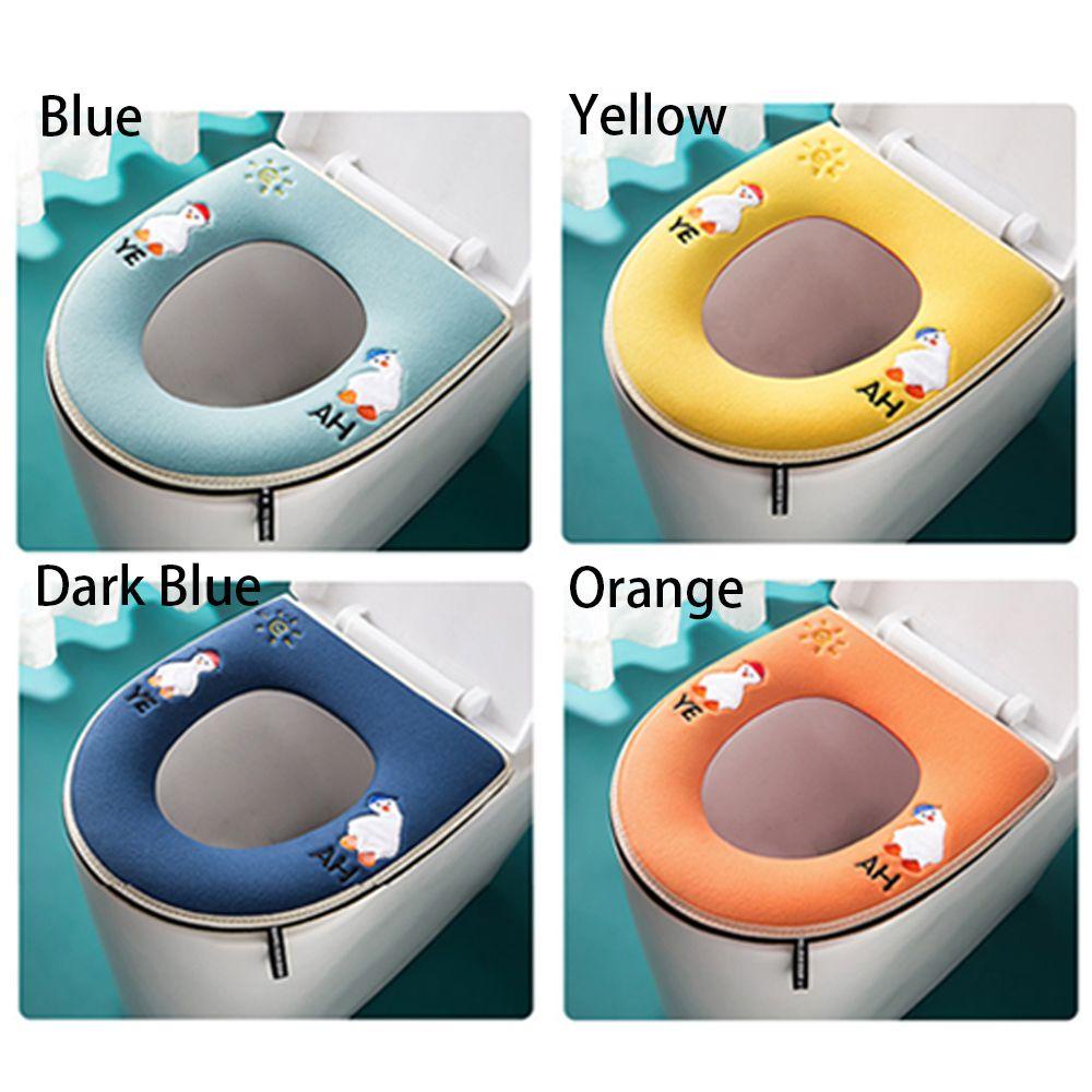 Miếng Dán Bệ Ngồi Toilet Giữ Ấm Chống Thấm Nước Họa Tiết Hoạt Hình