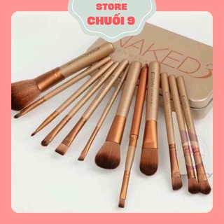 Bộ Cọ Trang Điểm NAKED5, cọ trang điểm nội địa trung 12 Cây Đáng Yêu