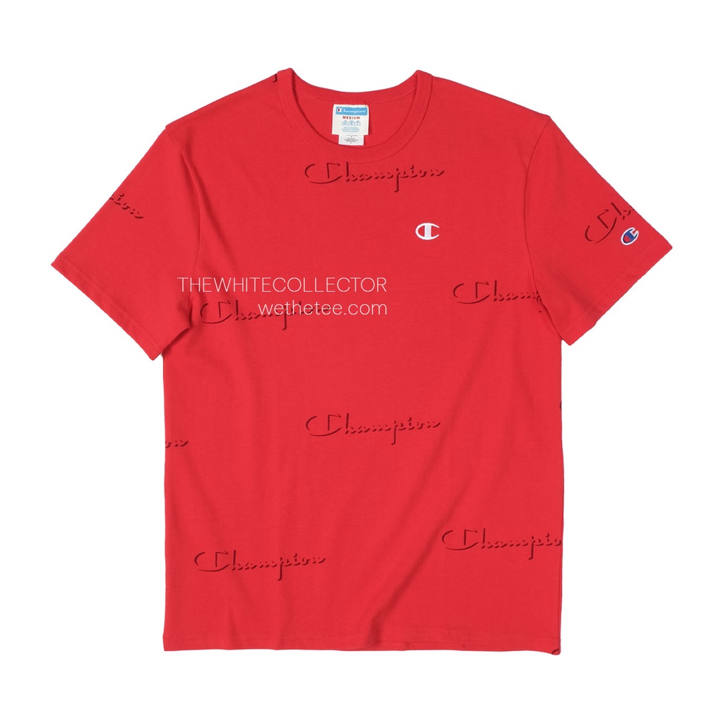 Áo Champion Heritage Print Script Dropshadow
