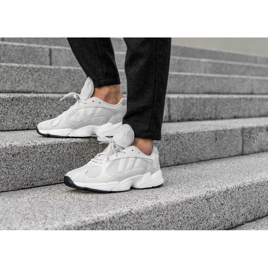 Giày Nam Adidas Yung-1🔴FREESHIP🔴 Giảm 100k Khi Nhập Mã [ADIDASAUTH] Adidas Nam Yung 1 Allwhite Chuẩn Auth