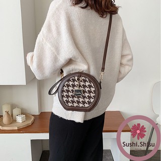 Túi đeo chéo nữ dáng hộp tròn hoạ tiết thêu cách điệu Quảng Châu cao cấp SS13