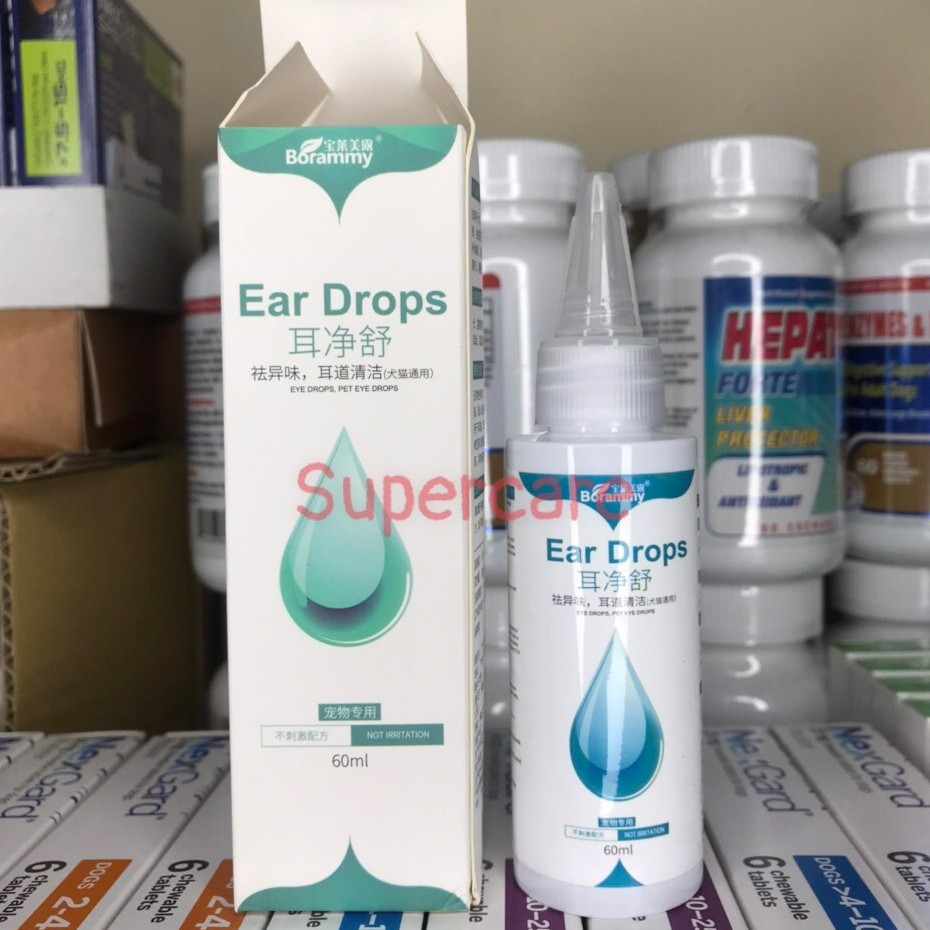 Dung Dịch Vệ Sinh Tai Chó Mèo 60ml (Hàng Trung Quốc)
