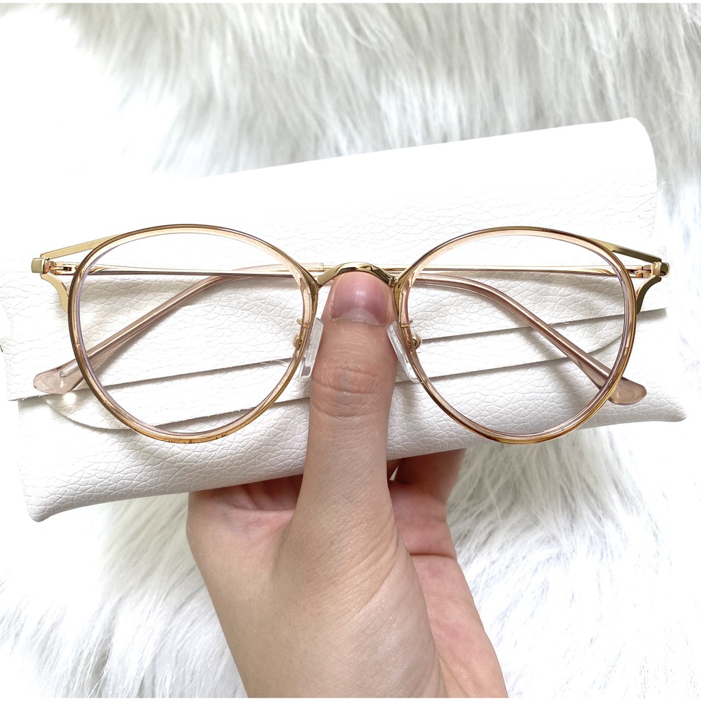 Gọng kính mắt mèo nhỏ xinh, dễ thương Elmee E90029, có cắt mắt cận | BigBuy360 - bigbuy360.vn