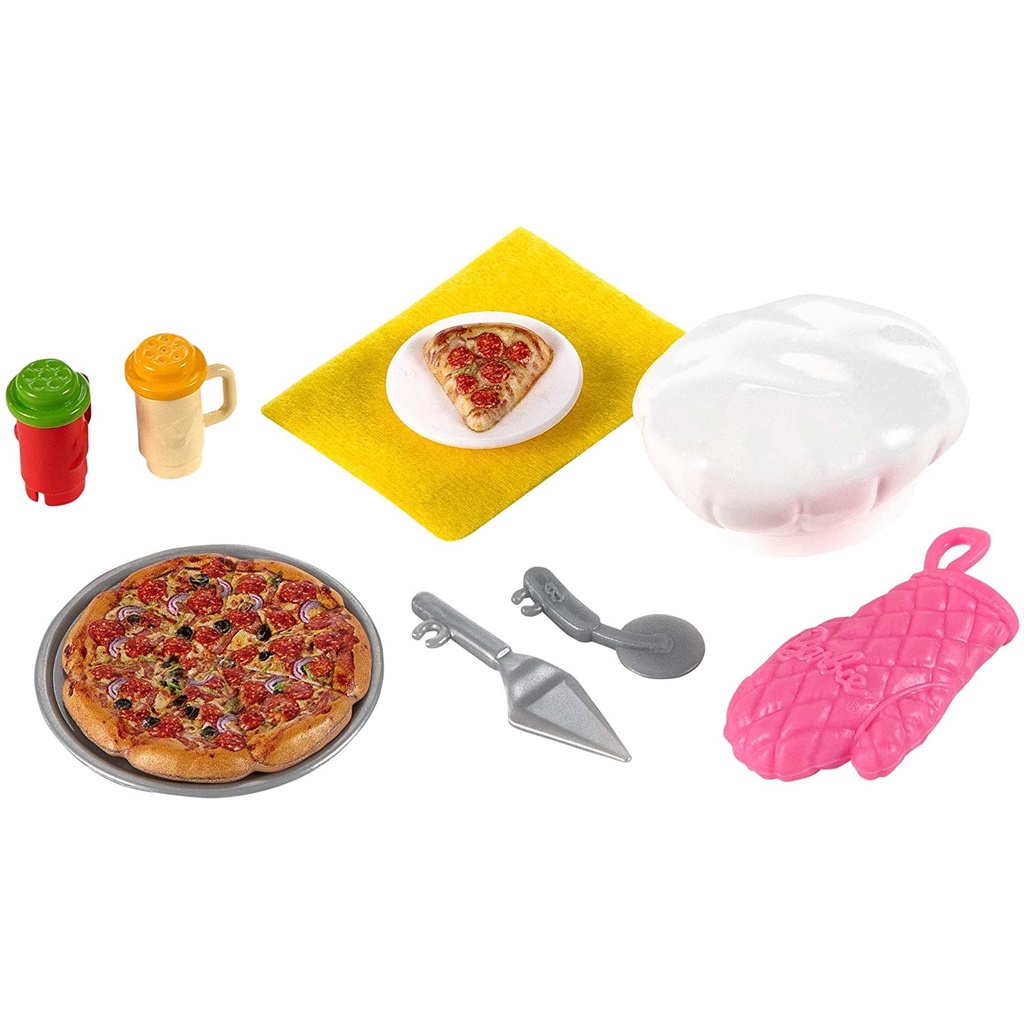 Búp Bê Barbie Chelsea Đầu Bếp Bánh Pizza Chef Playset