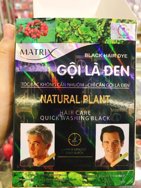 GỘI LÀ ĐEN TÓC MATRIX ( GÓI 25 ML )