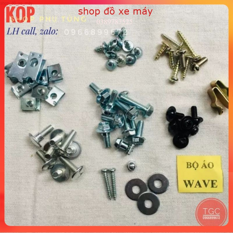 bộ ốc dàn áo WAVE thái (nhỏ ) -- phụ tùng xe