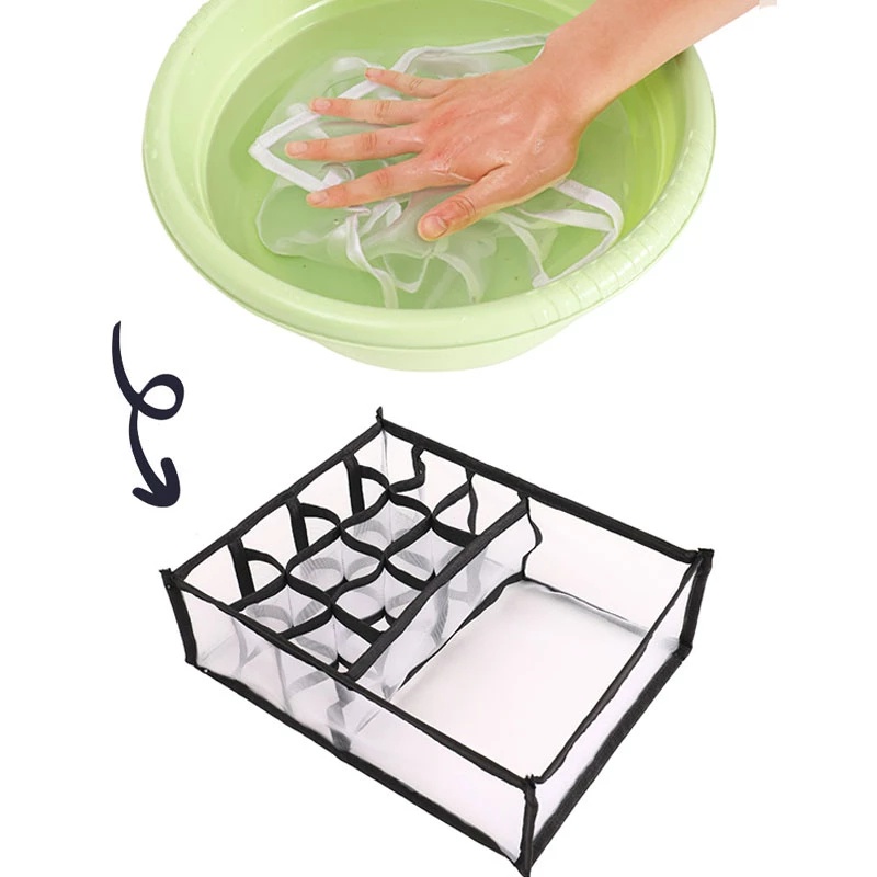 Hộp Đựng Đồ Lót 13 Ngăn Đa Năng Có Thể Gấp Gọn Tiện Dụng