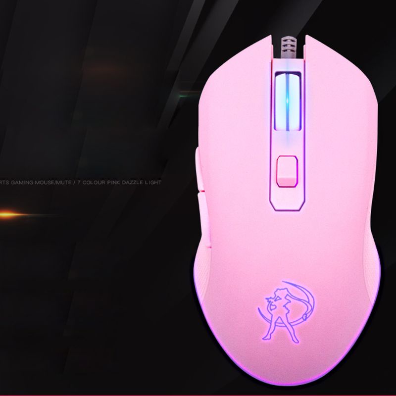 Chuột Quang Chơi Game 7 Màu Đèn LED 3200 DPI Và 6 Nút Bấm Chuyên Nghiệp