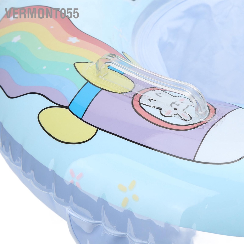 Vermont055 70cm / 27 56in Phao nổi cho bé Vòng bơi bơm hơi PVC môi trường với ghế an toàn trẻ em