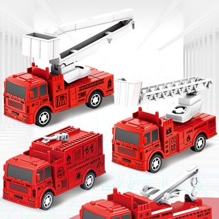 Set 4 Xe Cứu Hỏa Đồ Chơi Lưng Cho Bé