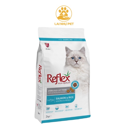 REFLEX nhiều vị Thức ăn cho mèo Thổ Nhĩ Kỳ loại hạt cho mèo con đến trưởng thành cám mèo 2 kg- LAI NHỰ PET